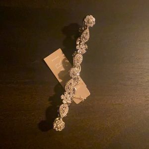 SOLD!Nadri  bracelet silver cubic zirconia